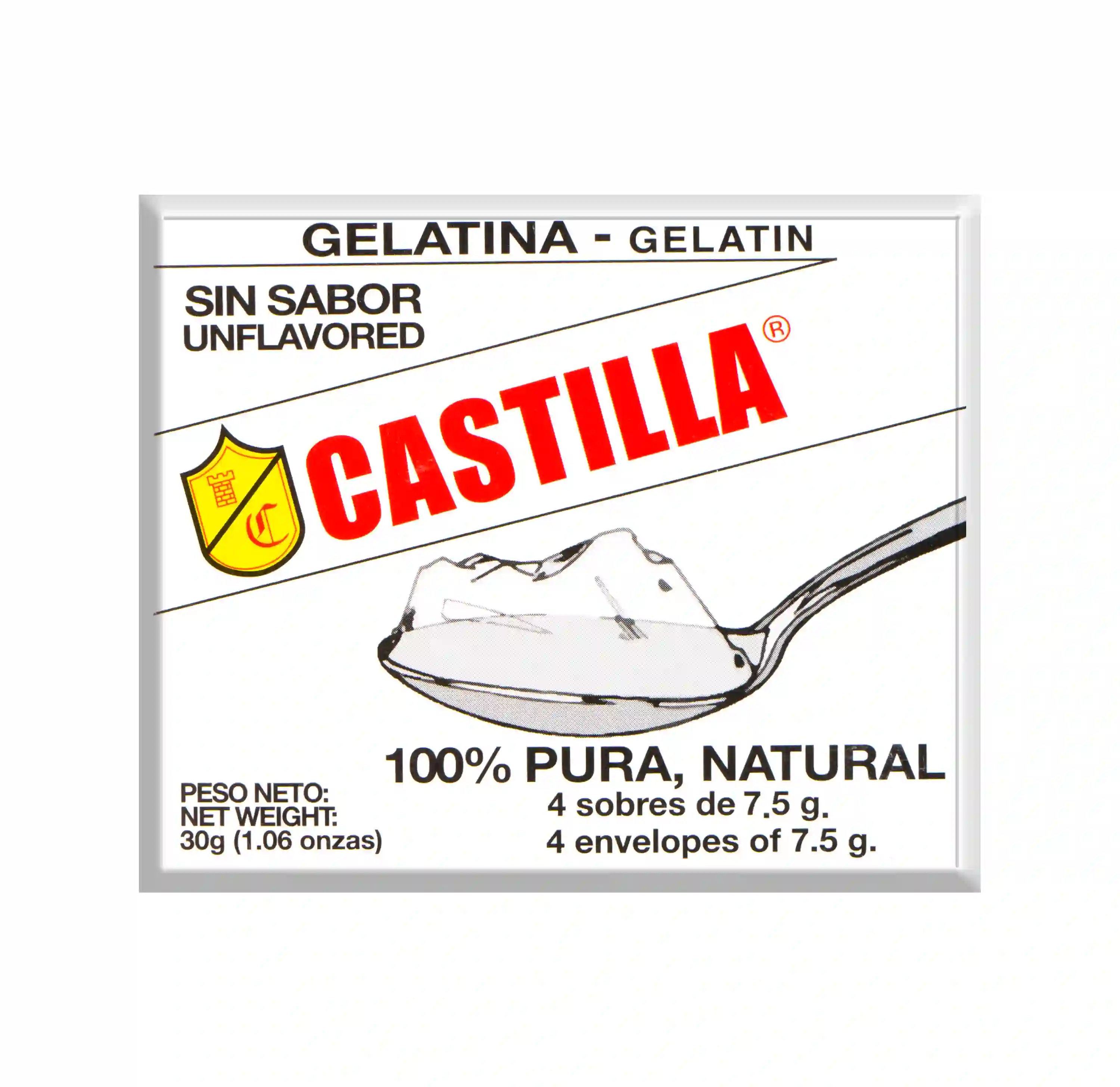 Gelatina Castilla Regular Natural 30g